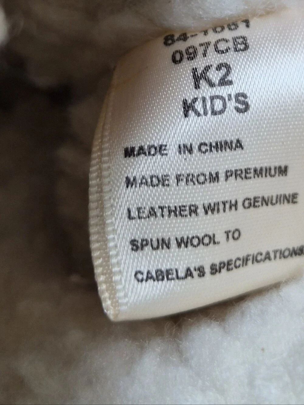 NWT Cabela's - Youth Suede, Shearling-Lined, Mid-Calf Boots in Brown, Size 2